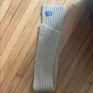 Pendleton vintage Woolen Knit Scarf in tan